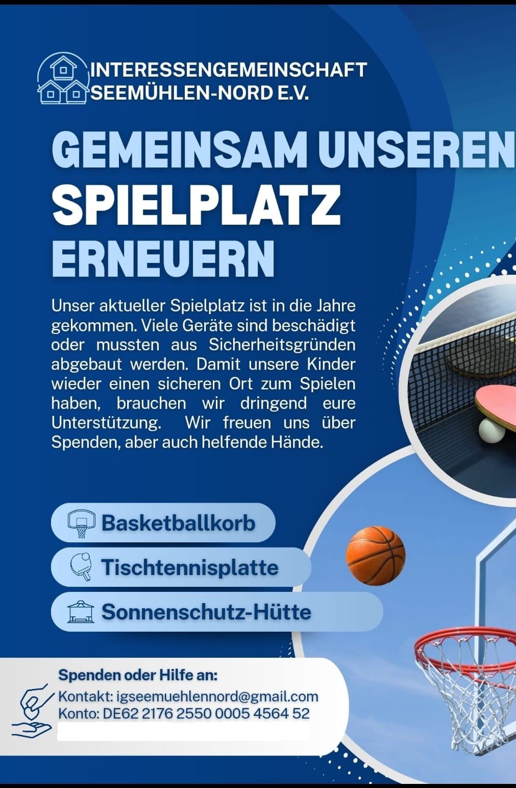 Bild: Gemeinsam den Spielplatz erneuern